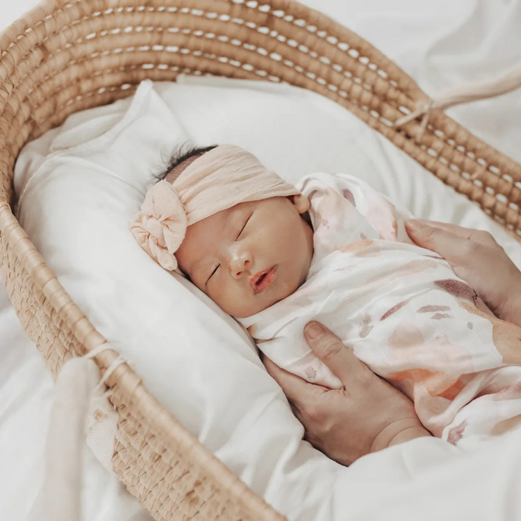 Mils and Key Swaddle - Bamboo + Cotton Swaddle (120cm x 120 cm)
