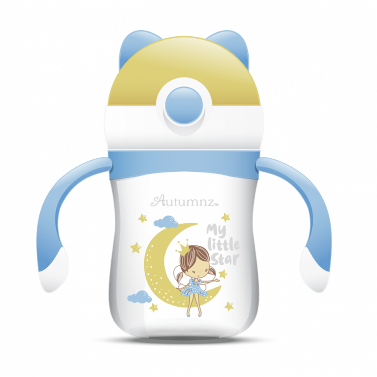 Autumnz Tritan Weighted Straw Cup with Handle 240ml