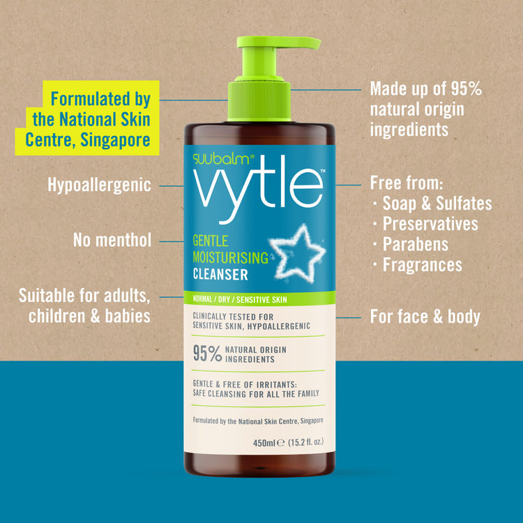 Suu Balm Vytle Gentle Moisturising Cleanser 450ml
