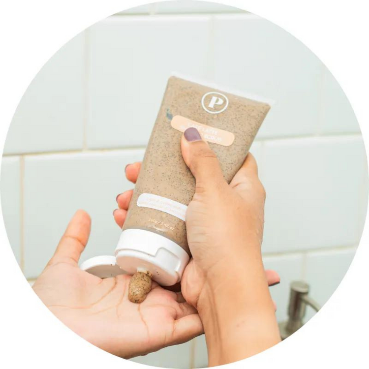 Pop Neutral Cafe Latte Shower Scrub (160g)