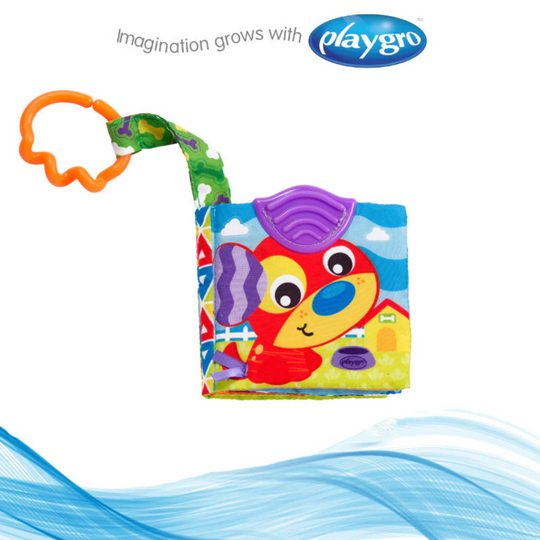 Playgro A Day At The Farm Teether Book (3m+)