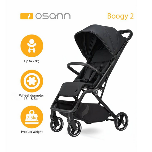 Osann Sportwagen Boogy 2 Stroller - Coal (Newborn till 22kg)