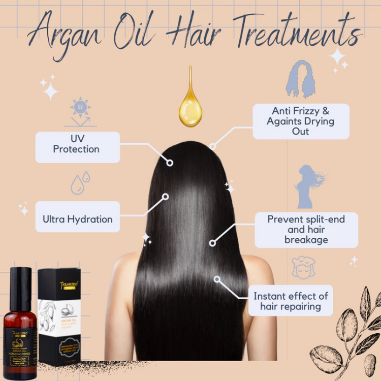 Takahiro Argan Oil 50ml - Hair Repair - Body Therapy - Moisturizing