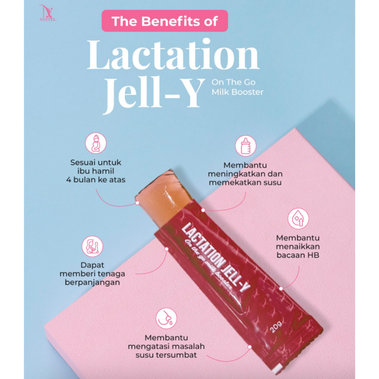 Nufiya Lactation Jell-Y 20pcs | Improve Your Breastfeeding Quality