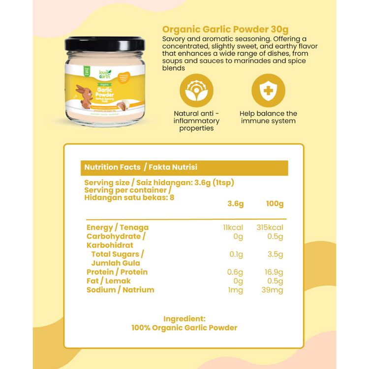 Love Earth Baby Powder Natural Seasoning (30g & 40g)