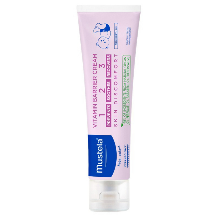 Mustela 123 Vitamin Barrier Cream for All Skin Types (100ML)