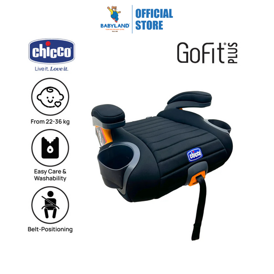 Chicco GoFit Plus Backless Booster Seat - Black