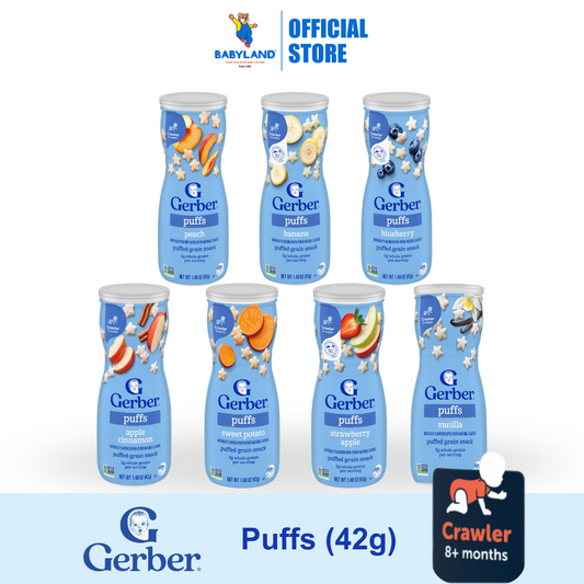Gerber Baby Puffs 42g - Crawler ( 8+ months )