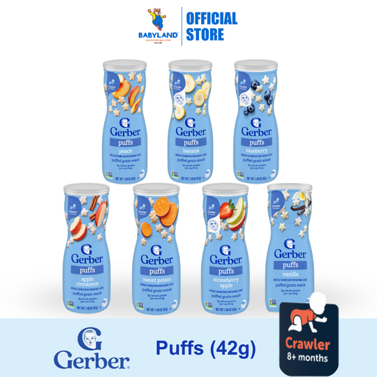 Gerber Baby Puffs 42g - Crawler ( 8+ months )