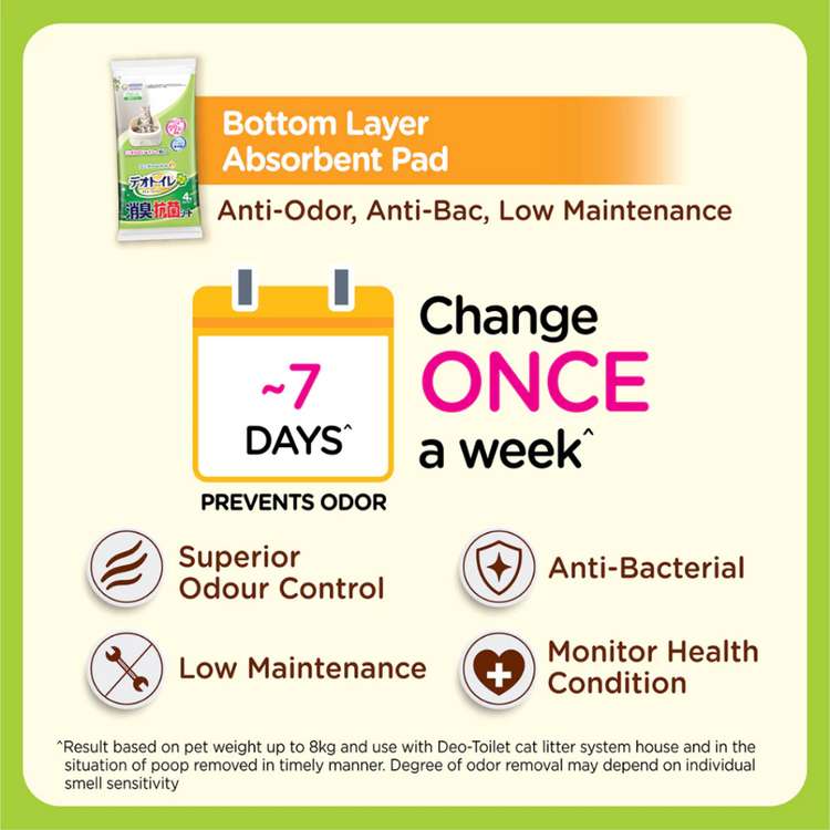 Unicharm Deo-Toilet Pad Refill (US) 10S