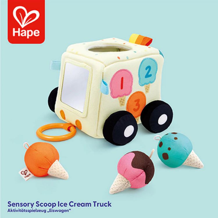 Hape 0075 Sensory Scoop Ice Cream Truck (6m+)