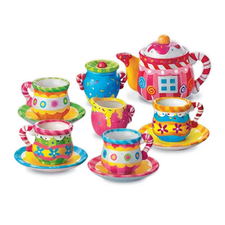 4M Fun Craft - Paint Your Own Mini Tea Set (8Y+)