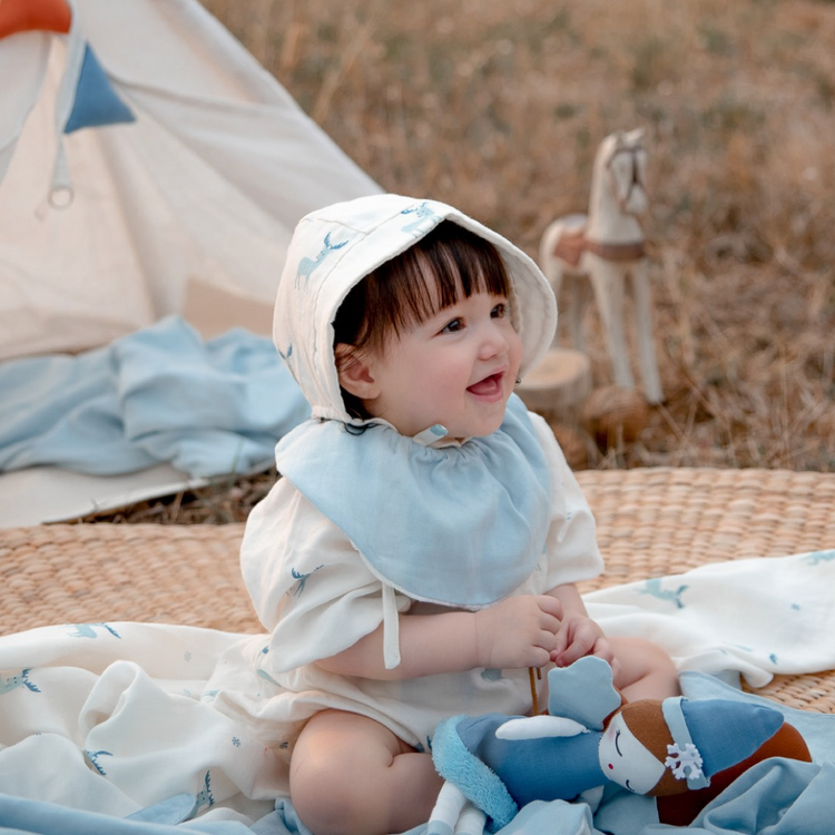 Saeson Classic Bubble Romper Set 100% Tencel