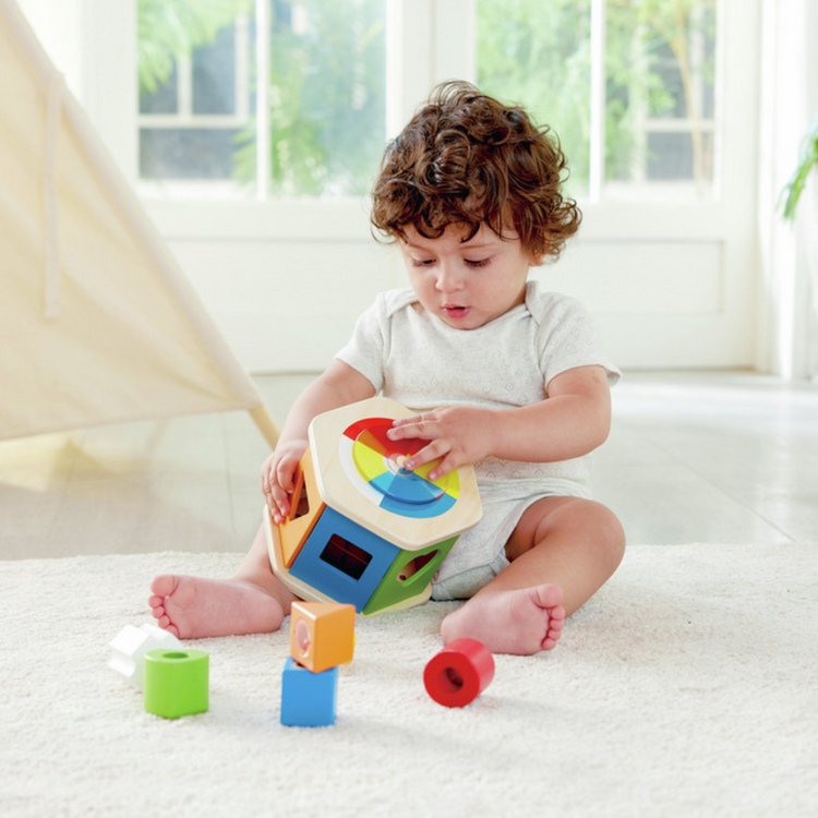 Hape 0516 Wooden Wonder Shape Sorter (1Y+)