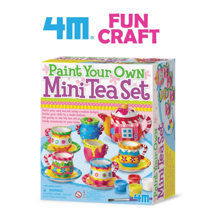 4M Fun Craft - Paint Your Own Mini Tea Set (8Y+)