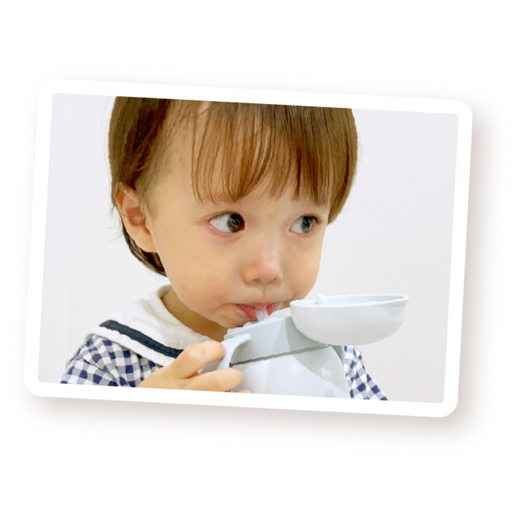Richell Training L.I Cup Set - Premium Light Grey (5M+)