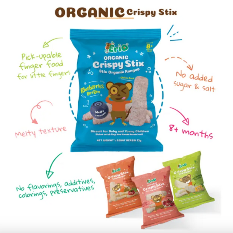 Erio Organic Crispy Stix (12g)
