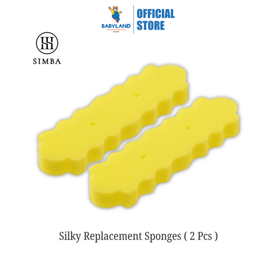 Simba Silky Replacement Sponges for Rotating Sponge Bottle Brush ( 2 PCS )