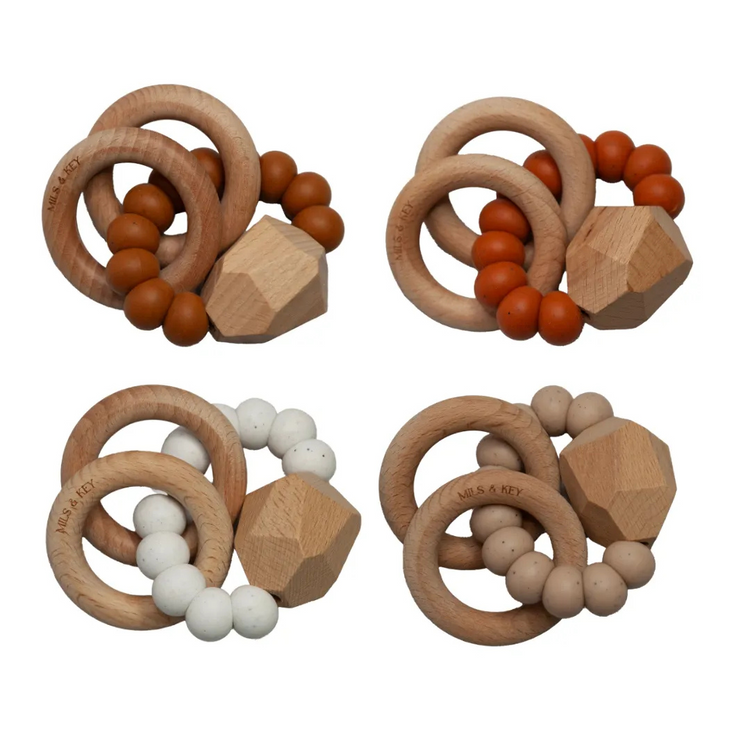 Mils and Key Noah Teething Rattle (3m+)