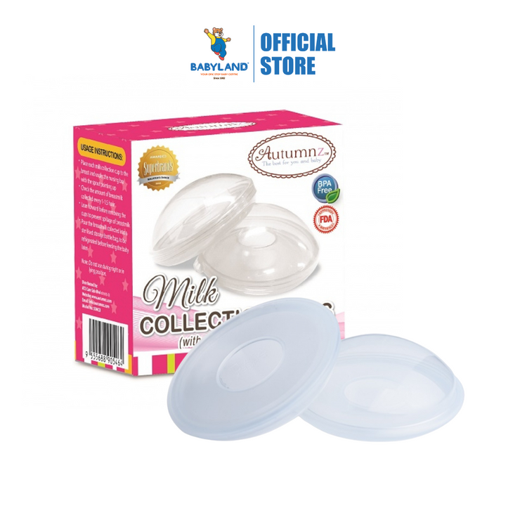 Autumnz Milk Collection Cups with Silicone 2pcs