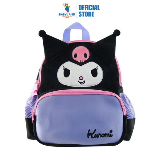 Kuromi Cute Emoji Character Kids Backpack (10 inch)