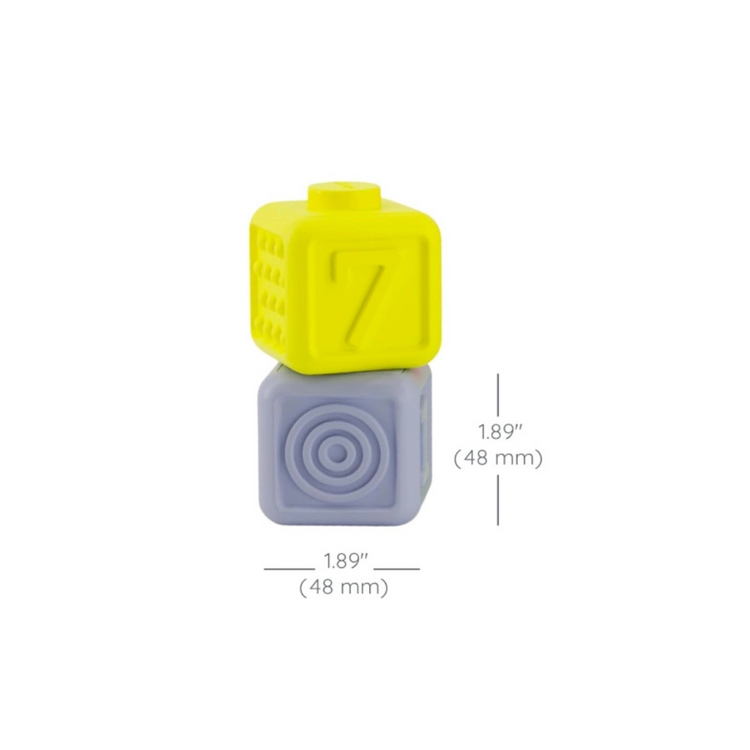 Infantino Super Soft Squeeze & Stack Block Set (6m+)