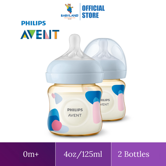 Philips Avent Natural Response PPSU Baby Bottle 0m+ (125ml/4oz x 2Pcs) SCY940/02