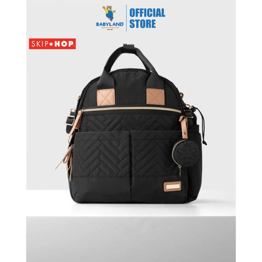 Skip Hop Suite 6-in-1 Diaper Backpack Set - Black