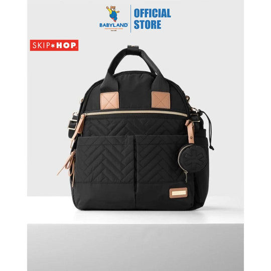 Skip Hop Suite 6-in-1 Diaper Backpack Set - Black