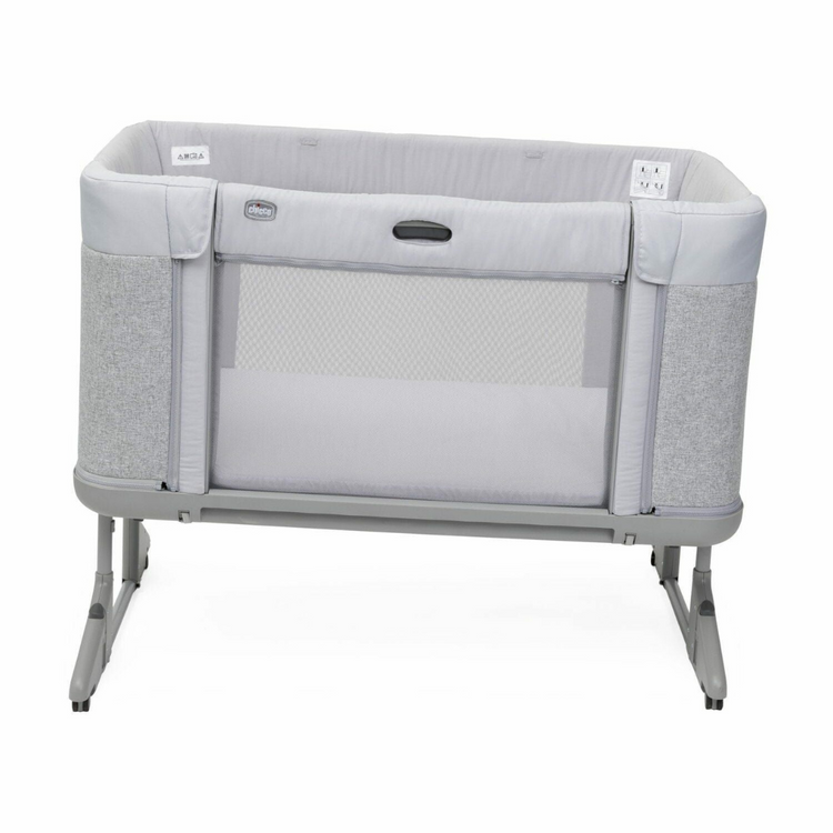 Chicco Next2Me Forever Co Sleeping Cot - Ash Grey (New Born to 22kg)