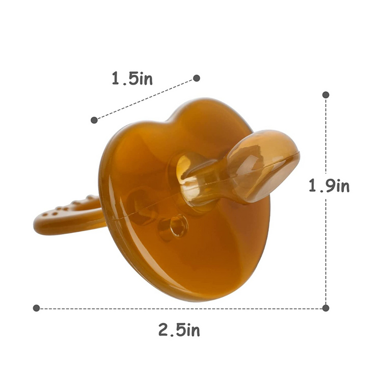 Haakaa Silicone Dummy Pacifier - Amber (3 months+)