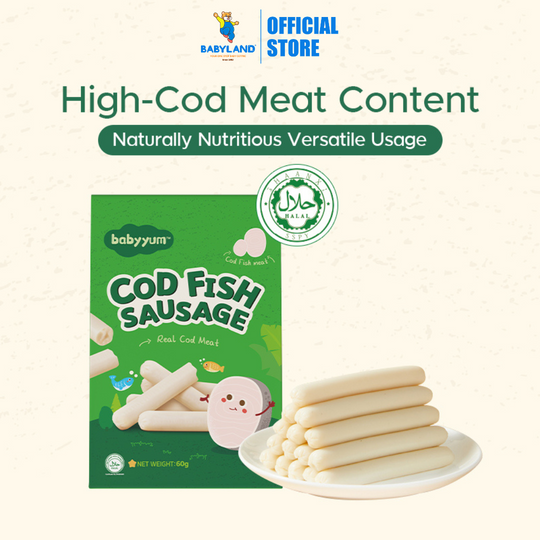 Babyyum Cod Fish Sausage 60g