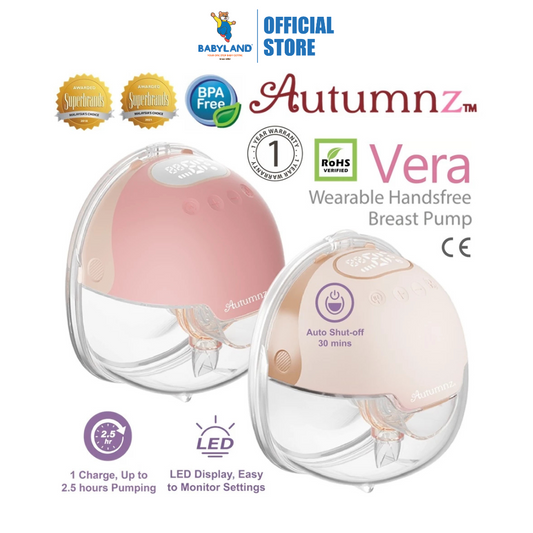 Autumnz Vera Wearable Handsfree Electric Breast Pump - Blush