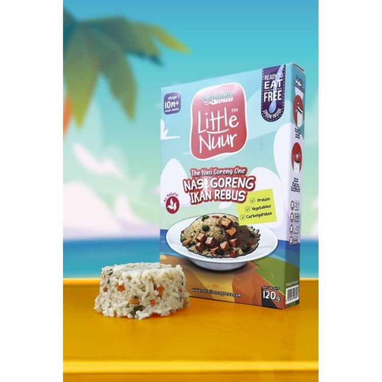 Eatalian Express Little Nuur - Nasi Goreng Ikan Rebus 120g (10M+)