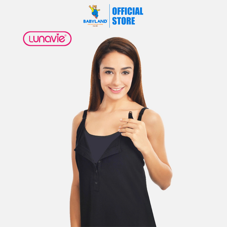Lunavie Premium Nursing Cami - Black