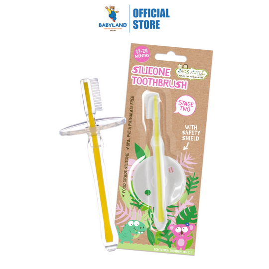 Jack N Jill Silicone Toothbrush Stage 2 (12-24M)