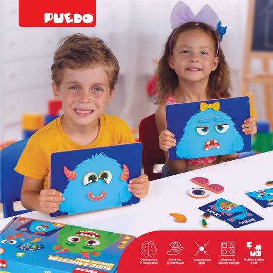 Puedo Magnetic Build a Monster (3Y+)