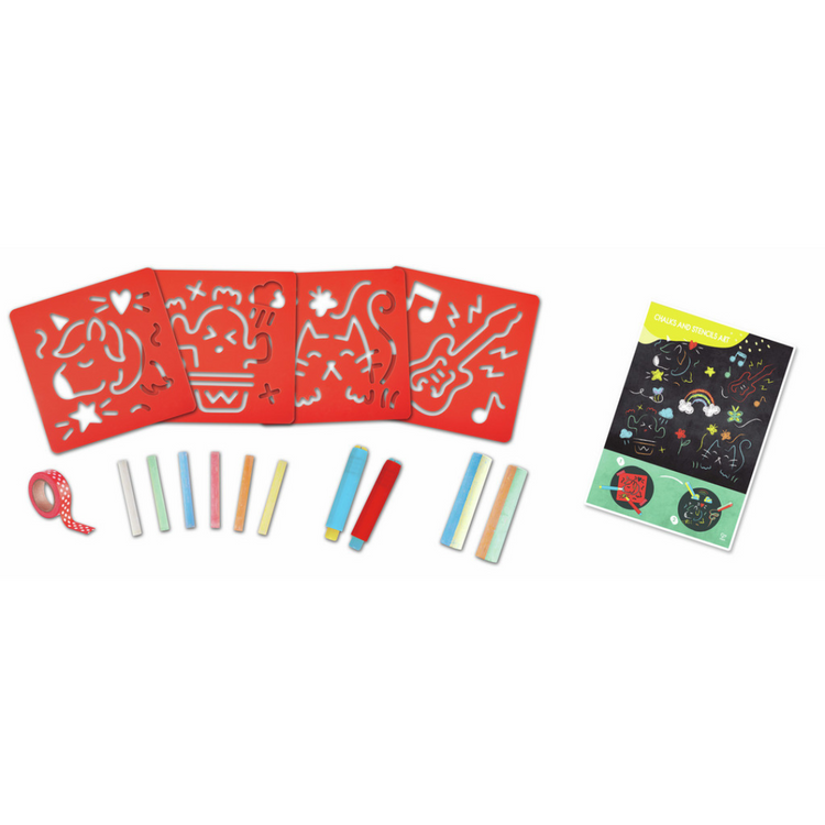 Hape Chalks & Stencils Art (3Y+)