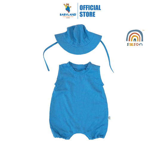 Saeson TENCEL Basic Jumpsuit Set - Winter Blue