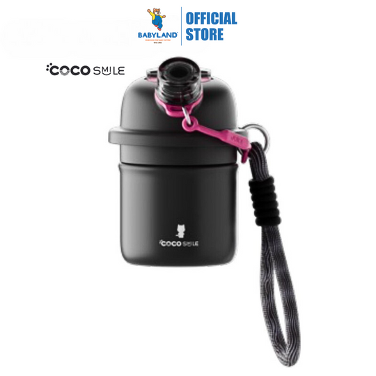 Cocosmile 8210B Dudu Thermos Drinking Cup 370ml - Black