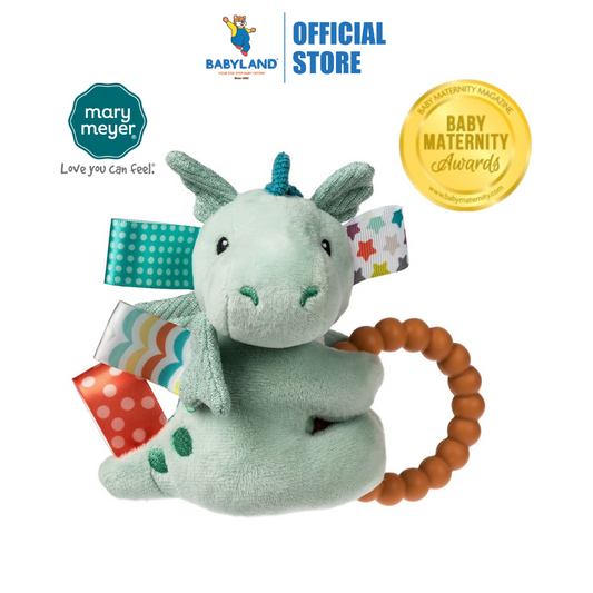 Mary Meyer Taggies Drax Dragon Teether Rattle – 6″