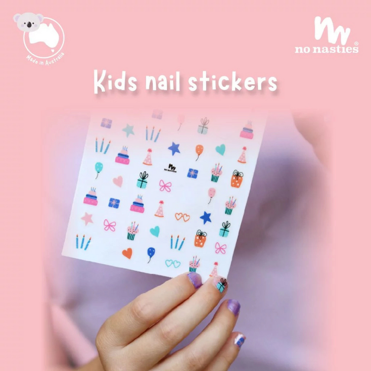 No Nasties Kids Nail Stickers ๐๐ฎ๐๐ ๐ง๐ผ ๐๐ฝ๐ฝ๐น๐