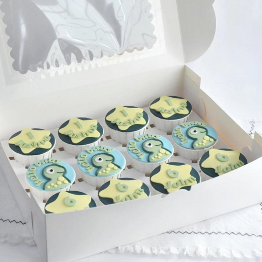 Yippii Cupcake - Dinosaur 9pcs (Fondant)