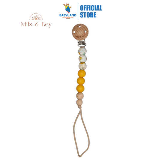 Mils and Key Dhalia Pacifier Clips - Multiple Color (0m+)