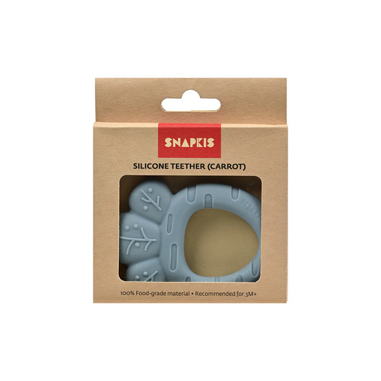 Snapkis Silicone Teether Carrot (3m+)
