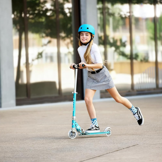 Micro Sprite LED Ocean Blue (5y+) 2-wheel foldable scooter