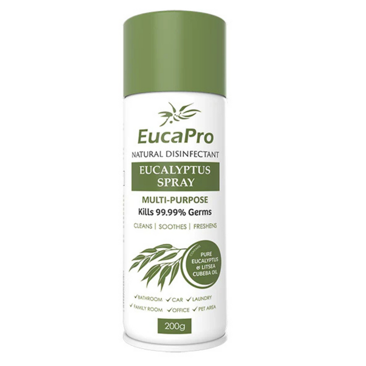 EucaPro Natural Eucalyptus Disinfectant Spray Value Pack (200g+100g)
