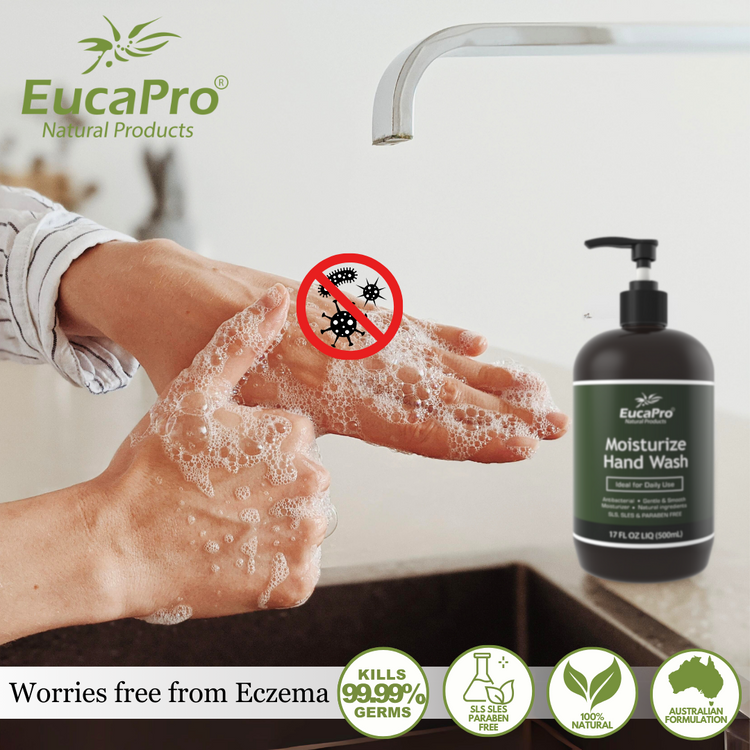 EucaPro Antibacterial Moisturized Hand Wash Eucalyptus (500ml)