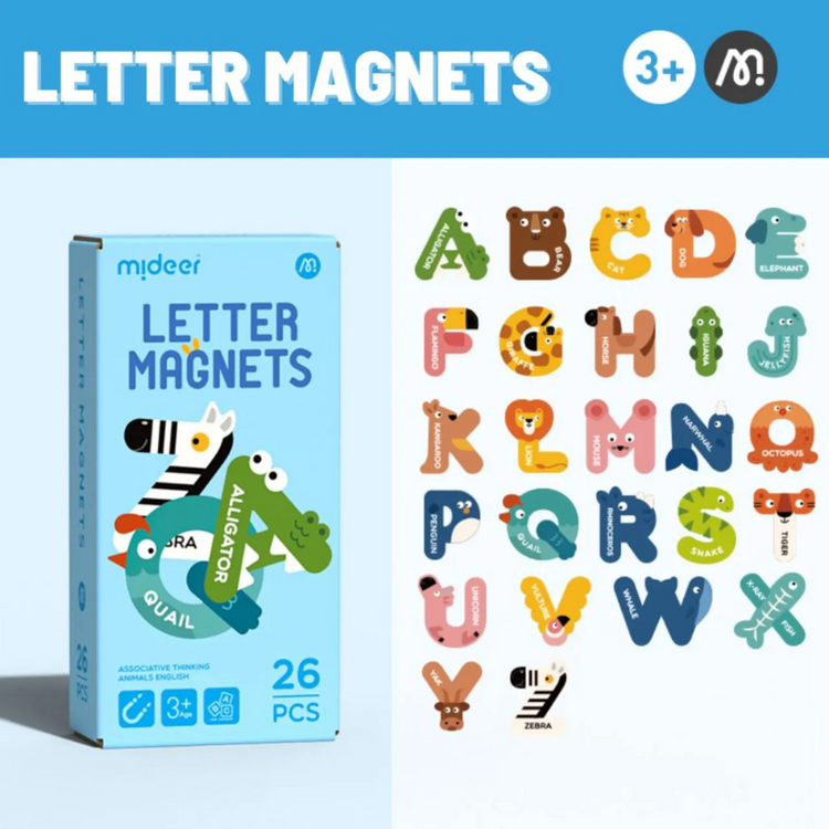 Mideer Animal Letter Magnets (26pcs)