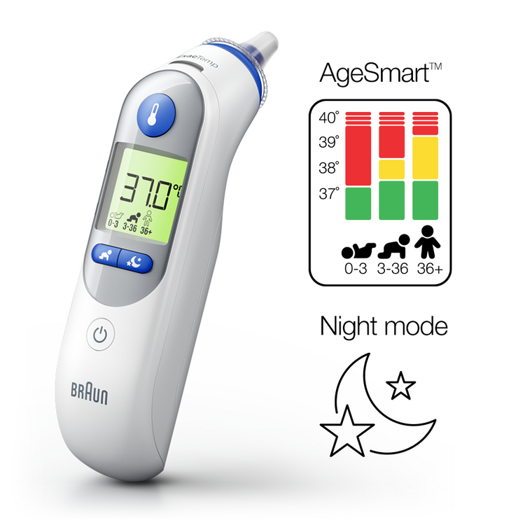 Braun ThermoScan 7+ Ear Thermometer IRT6525